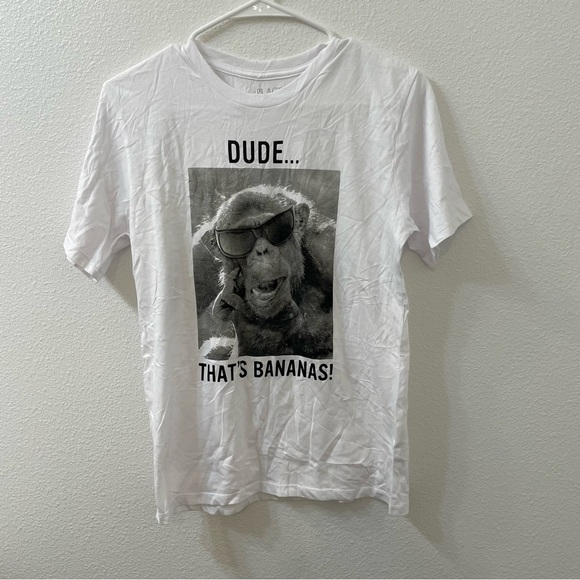 Place dude that’s bananas shirt white boys large - Picture 1 of 3